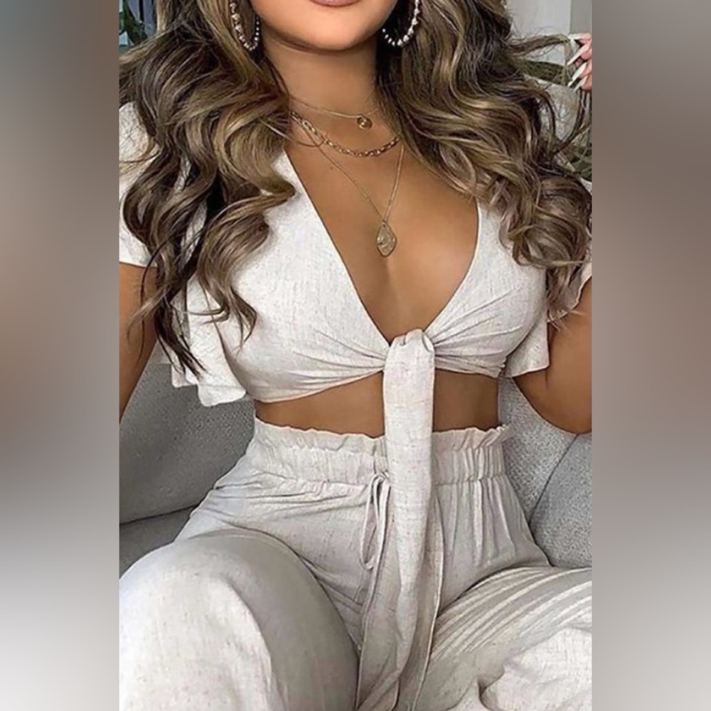 Beige Flare 2 PC